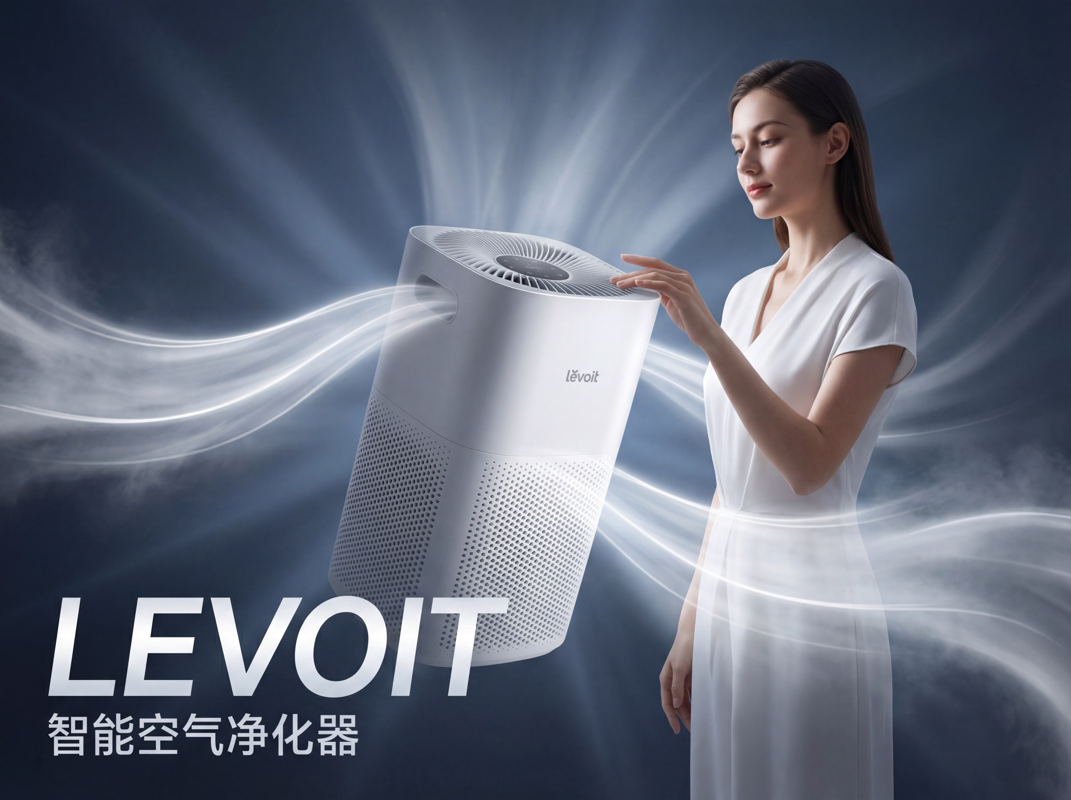 LeVoit 智能空净主视觉